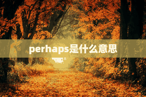 perhaps是什么意思(perhaps是什么意思英语)